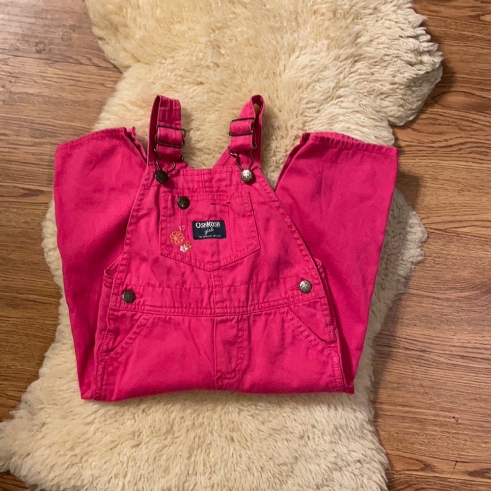 18M hot pink Oshkosh overalls
